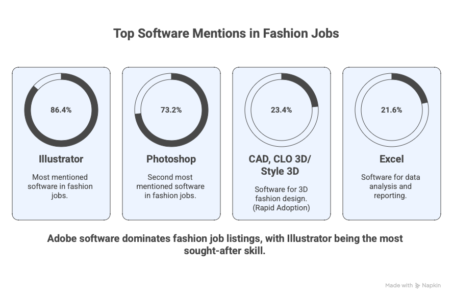 Most In-Demand Fashion Design Software in 2026 (Based on Job Postings)